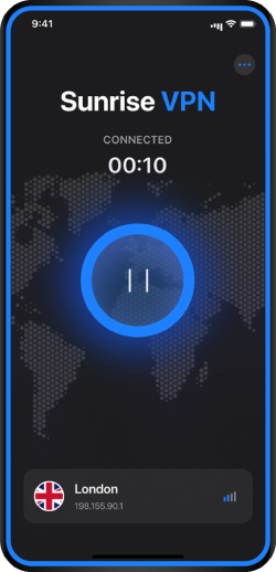 Sunrise VPN Connected